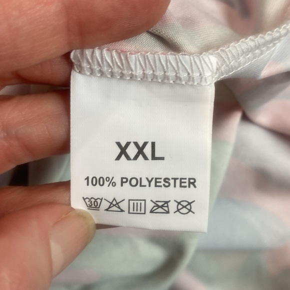 Multicolour One Shoulder Tropical Print Maxi Dress Size XXL - Picture 13 of 14